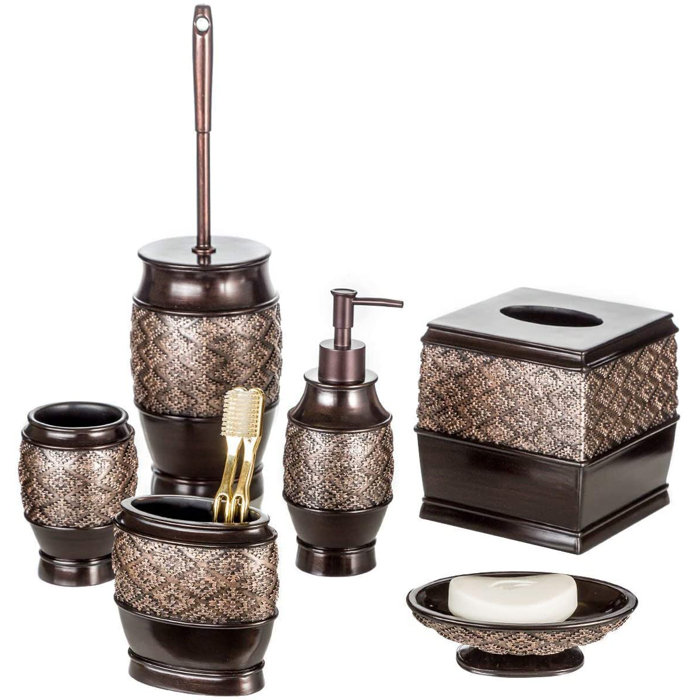 Creative Scents Dublin 6 Piece Bathroom Accessory Set & Reviews | Wayfair
